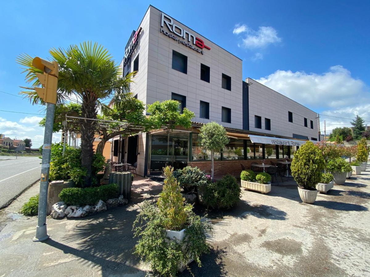 Hostal Restaurant Roma Cubells Bagian luar foto